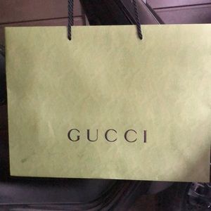 Gucci shopping bag